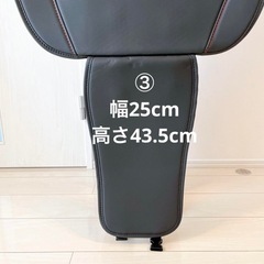 フロントシートカバー　サイドレス　ユニバーサルフィット　シートカバー ポケット付きの画像