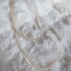 パールネックレス　イヤリングセット　冠婚葬祭　の画像