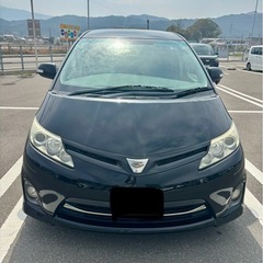H21年式エスティマ50中期　車高調9インチナビ　R8年11月　ブラックの画像
