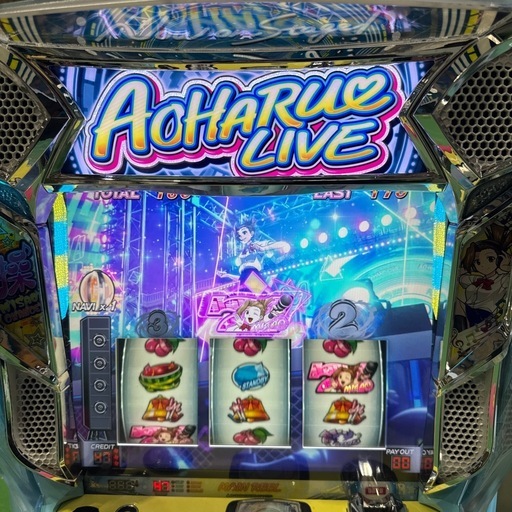 Ｓアオハル♪操　Ａ－ＬＩＶＥ　Ａ２　パチスロ　実機　コイン不要機つき