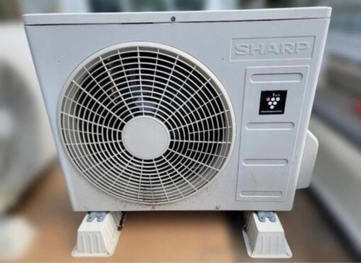 室内機は洗浄と除菌施工済み、整備済み、8畳〜10畳、中古冷暖房SHARPエアコン