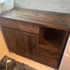 ロウヤ　カウンターボード　キッチンカウンター　食器棚の画像