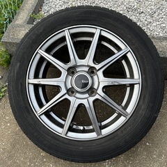 ダンロップ ルマンV(ファイブ) ルマン5 155/65R14 75H + V-EMOTION GS10 / 軽自動車向け中古サマータイヤ + アルミホイール付きの画像