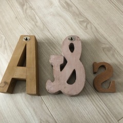 アルファベット置物の画像