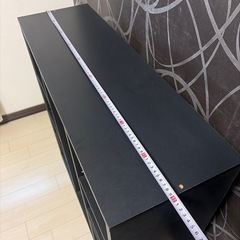 スライド可動式マガジンラック　ブラックの画像