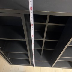 スライド可動式マガジンラック　ブラックの画像