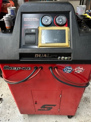 Snap-on DUAL PRO エアコンガス回収再生機 R134a / HFO-1234yf対応 動作OK 業務用 