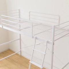 【美品】スチールハイベッドの画像