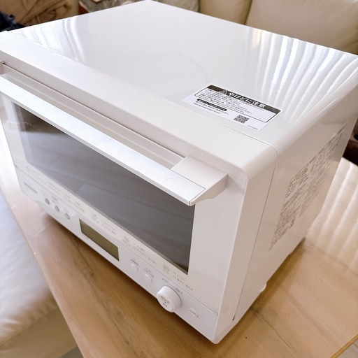 SHARP オーブンレンジ RE-WF263-W 2022年製 ホワイト 角皿付き