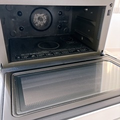 SHARP オーブンレンジ RE-WF263-W 2022年製 ホワイト 角皿付きの画像