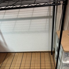 スチール2段ハンガーラックの画像