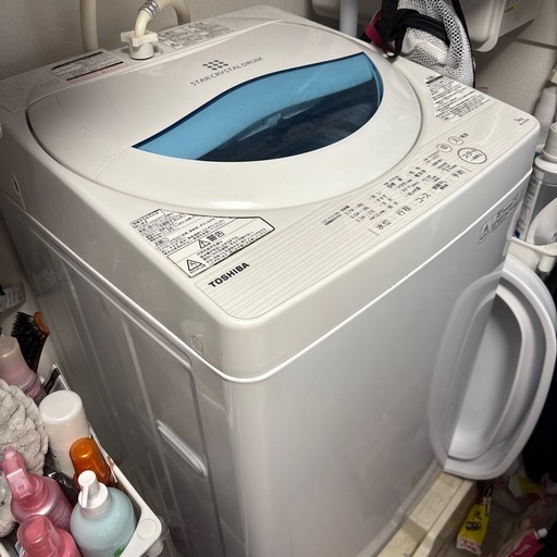 無料】東芝 洗濯機 AW-5G5（動作良好） (でん) 新松戸の生活家電《洗濯 