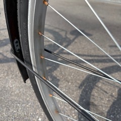 【売約済】　☆前後中古タイヤ☆   27インチ軽快車　防犯登録料込価格︎‼︎の画像