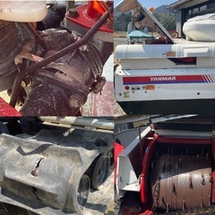 ヤンマーコンバインEe-3  2条刈りの画像