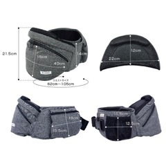 ヒップシート ポルバンアドバンス　シングルショルダー付きの画像