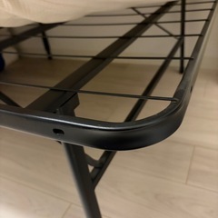 シングルベッド折りたたみフレーム＆マットレスの画像