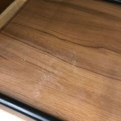 A-1759【リユースのサカイ野々市店】ジモティ来店特価‼ レンジラック 茶※クリーニング済みの画像