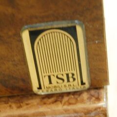 TSB MOBILI 4段チェスト 幅108.5×奥46×高83.5cm イタリア製 象嵌細工 カットガラス加工 サイドボード リビングボード モビリ 札幌市 清田区 平岡の画像