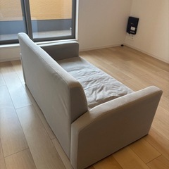 【早い者勝ち】2人掛けソファ グレーの画像