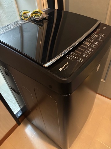 ☆一人暮らしオススメ☆ 全自動電気洗濯機   残り湯洗濯用ポンプ付