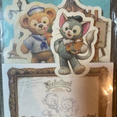 ディズニーシー購入　ダッフィ シェリーメイ メモ帳の画像