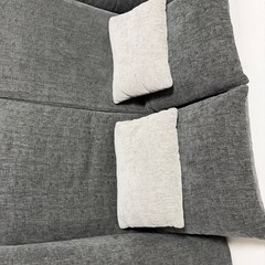 ニトリ2人掛けセパレートソファ 布張りタイプの画像