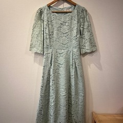 マタニティ　授乳　レースワンピースの画像