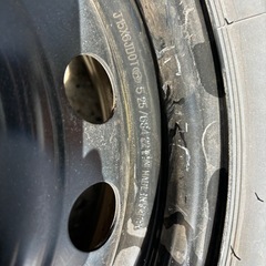 ブリヂストン　夏タイヤホイール、キャップ4本セット　185/65R15の画像