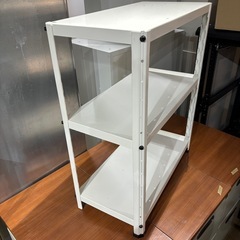 引取限定 2段 スチールラック 業務用 スチール キャビネット 高さ調整可能の画像