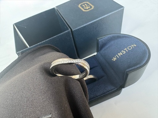 　ハリーウィンストン HARRY WINSTON トリストワンロウバンドリング プラチナ Pt950/ダイヤモンド ジュエリー