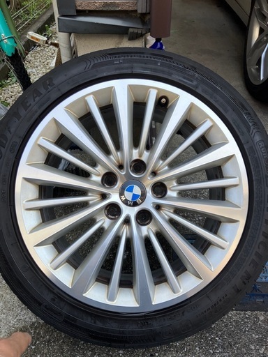 【美品 ガリ傷なし】BMW F46 2シリーズ グランツアラー ラグジュアリー純正 17インチ 7.5J +54 PCD112 RFT