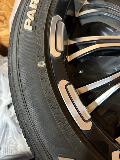 225/50R18 PARADA PA03 BATTLESHIP ロクサーニ ハイエースホイール