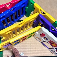 日本育児　ベビーサークル　8枚セットの画像