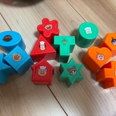【取引中】アンパンマン型はめブロックの画像