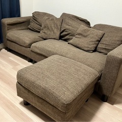 3人掛けL字ソファの画像