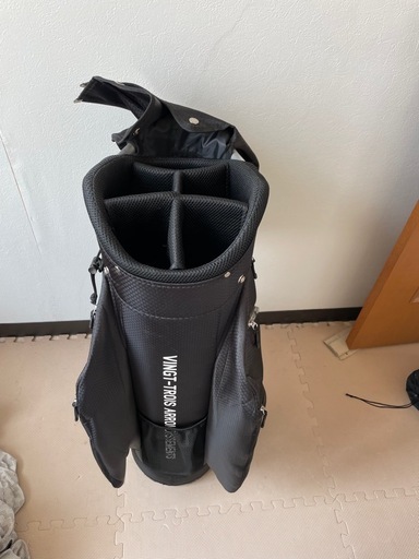 23区ゴルフ　結構綺麗です。キャディバッグゴルフバッグ　おまけ付き 未使用品】23区GOLF キャディバッグ ゴルフバッグ ホワイト スタンド式