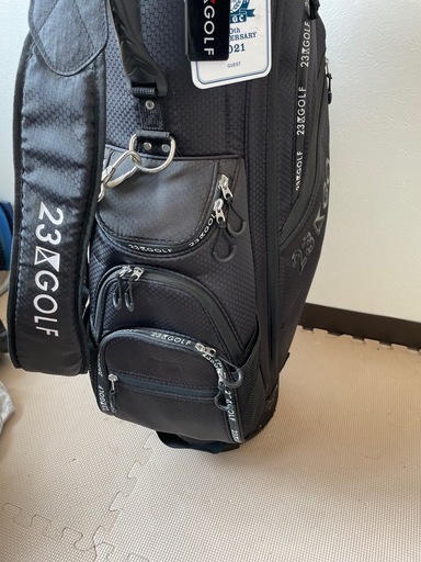 23区ゴルフ　結構綺麗です。キャディバッグゴルフバッグ　おまけ付き 未使用品】23区GOLF キャディバッグ ゴルフバッグ ホワイト スタンド式
