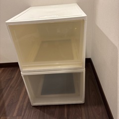 クローゼット収納ケース3点　(無印&Amazonで購入)の画像