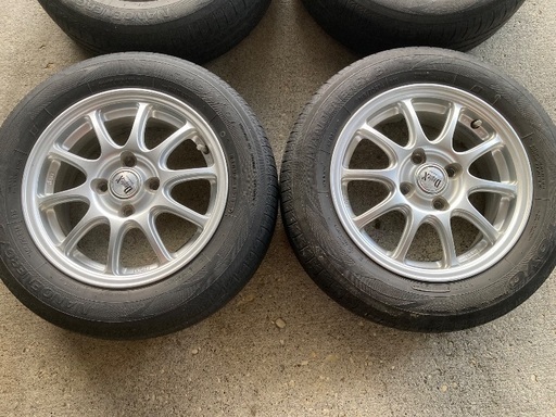 165/70r14 アルミホイール付き4本セット