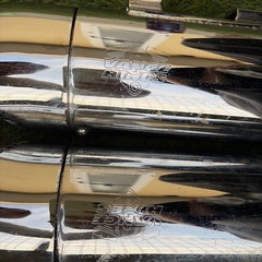 ハーレー用マフラー バンス ターンダウンの画像