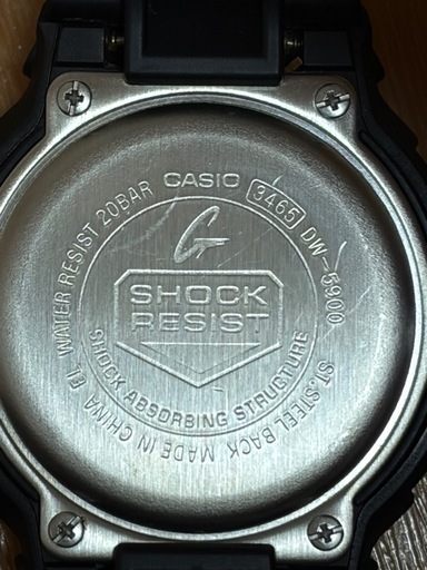 CASIO カシオ G-SHOCK DW-5900-1JF 3465