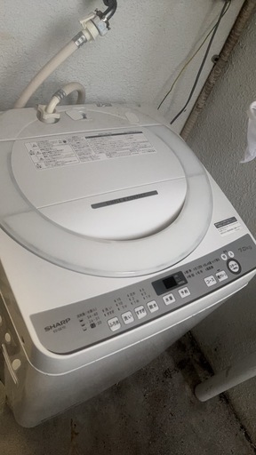 2020年シャープ7キロ洗濯機と冷蔵庫セット！