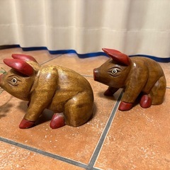 タイ　木彫り雑貨
の画像