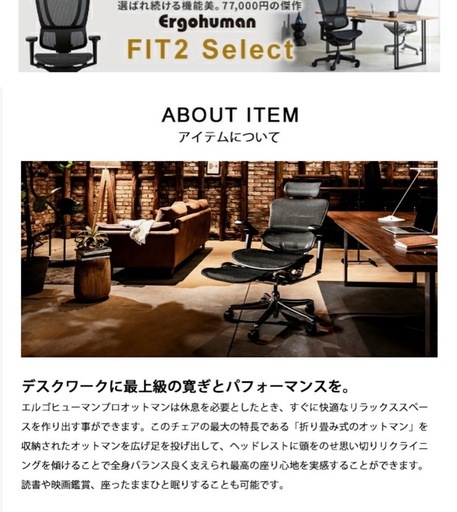 【値下げしました！】エルゴヒューマンプロ2 オットマン付