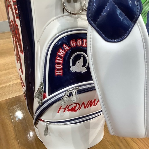 【トレファク神戸南店】HONMAのゴルフバッグです【取りに来られる方限定】 HONMA (ホンマ) キャディバッグ ホワイト×イエロー TOUR WORLD