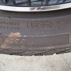 タイヤ ホイール付き225/40R19（19インチ）の画像