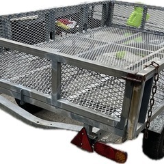 軽トレーラースチールメッシュマルチトレーラー🍉プロフ必読の画像