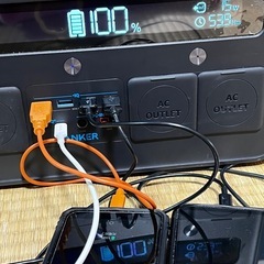 Anker PowerHouse II 800 ソーラーパネル付 充電10回以下 美品の画像