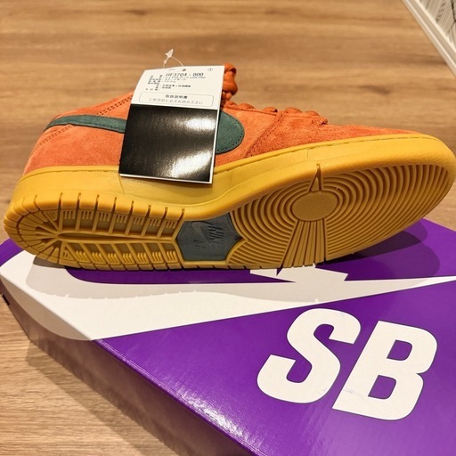 新品未使用Nike SB Dunk Low Pro Burnt Sunrise 　