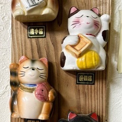 開運招き猫七福神壁掛けの画像